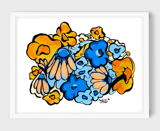 Electric Flowers - Print